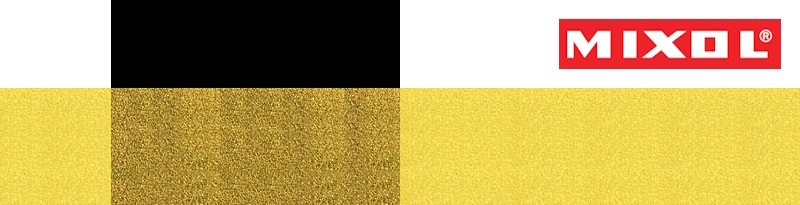 MIXOL<sup>®</sup> Metallic-Effect Concentrate<br /><strong>2% ME 1 Gold +<br />0,5% MIXOL<sup>®</sup> No. 7 Canary Yellow</strong>
